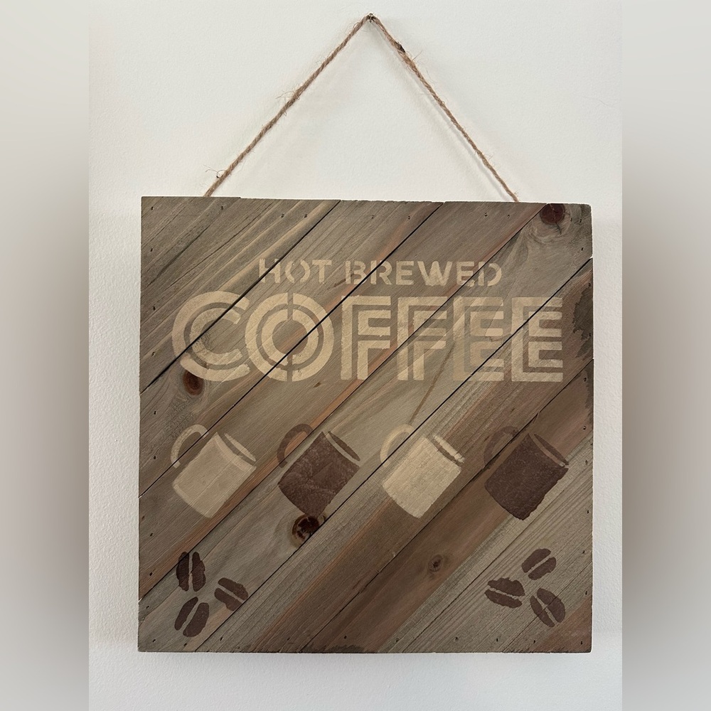 Rustic Coffee Wall Art Decor